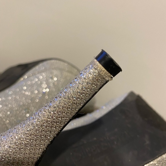 Silver Slipper Sparkly Pumps - Picture 7 of 10